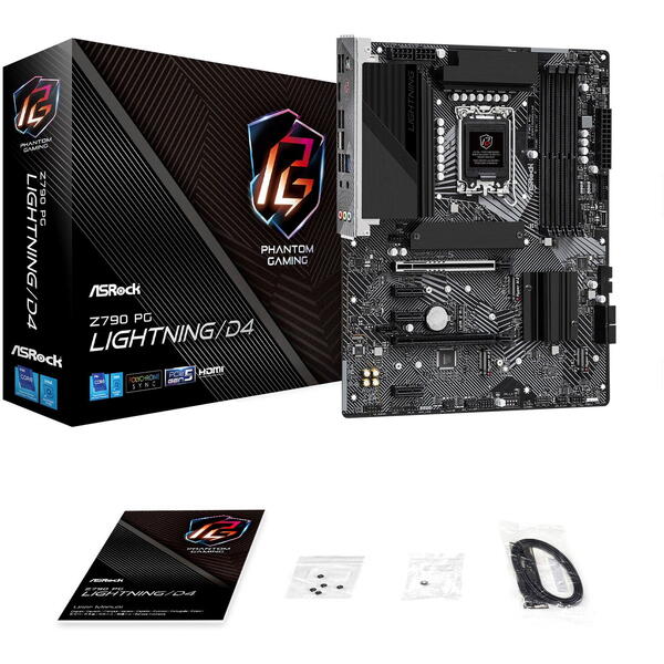 Placa de baza ASRock Z790 PG LIGHTNING D4 Socket 1700