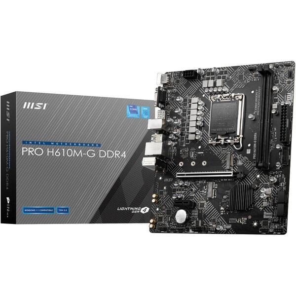 Placa de baza MSI PRO H610M-G DDR4 Socket 1700