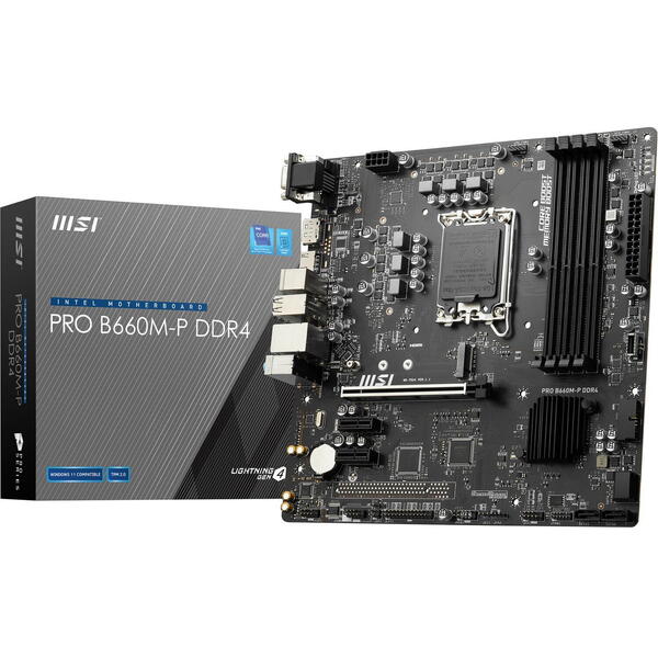 Placa de baza MSI PRO B660M-P DDR4 Socket 1700