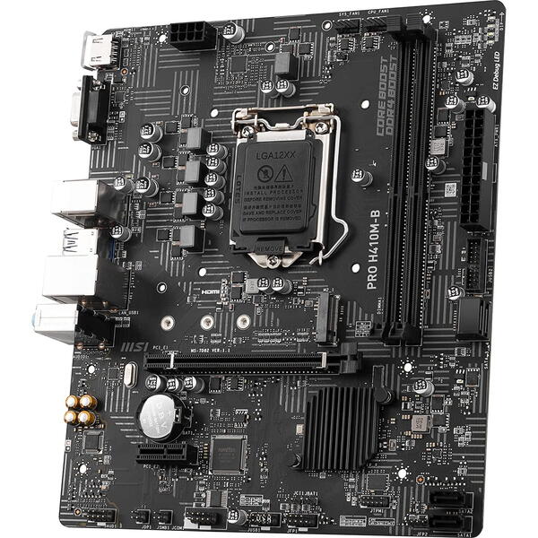 Placa de baza MSI PRO H410M-B Socket 1200