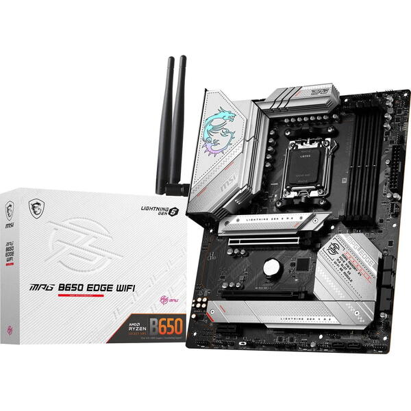 Placa de baza MSI B650 EDGE WIFI Socket AM5