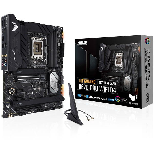 Placa de baza Asus TUF GAMING H670-PRO WIFI D4 Socket 1700