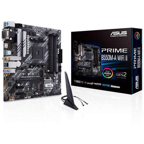 Placa de baza Asus PRIME B550M-A WIFI II Socket AM4