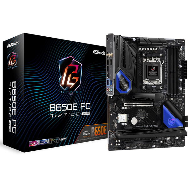 Placa de baza ASRock B650E PG RIPTIDE WIFI Socket AM5