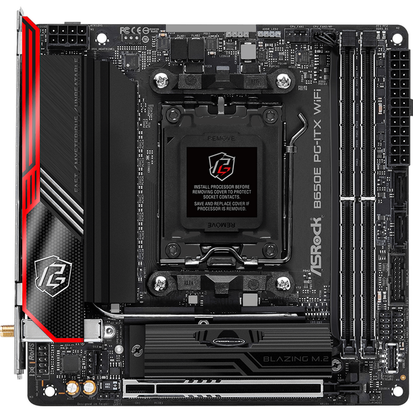 Placa de baza ASRock B650E PG-ITX WIFI Socket AM5