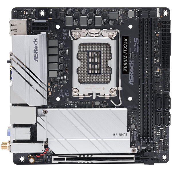 Placa de baza ASRock Z690M-ITX/AX Socket 1700