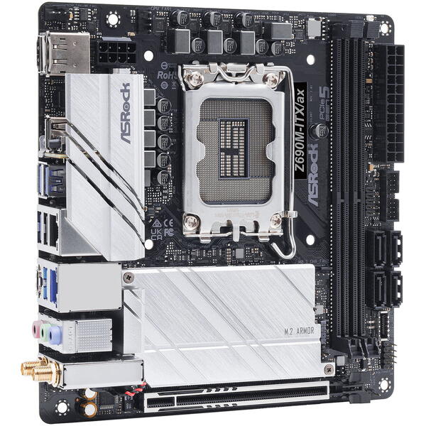 Placa de baza ASRock Z690M-ITX/AX Socket 1700