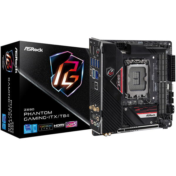 Placa de baza ASRock Z690 Phantom Gaming-ITX/TB4 Socket 1700