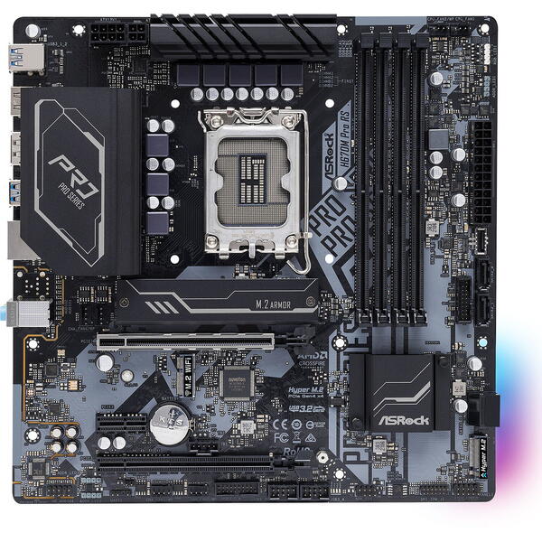 Placa de baza ASRock H670M Pro RS Socket 1700