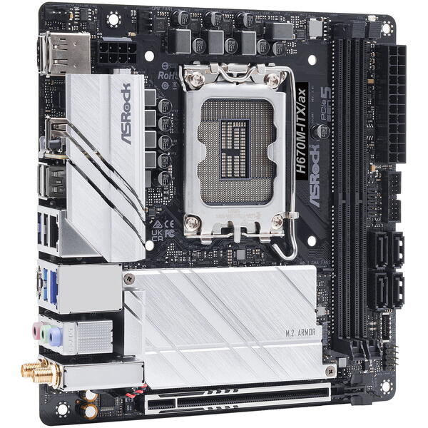 Placa de baza ASRock H670M-ITX/ax Socket 1700