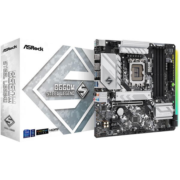 Placa de baza ASRock B660M Steel Legend Socket 1700