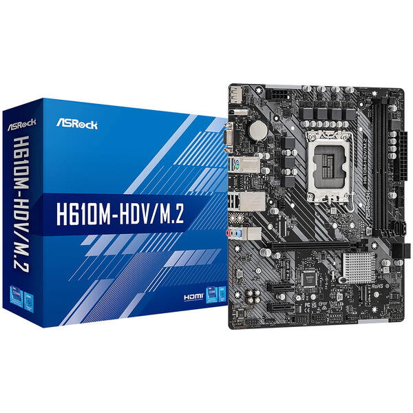 Placa de baza ASRock 610M-HDV/M.2 Socket 1700