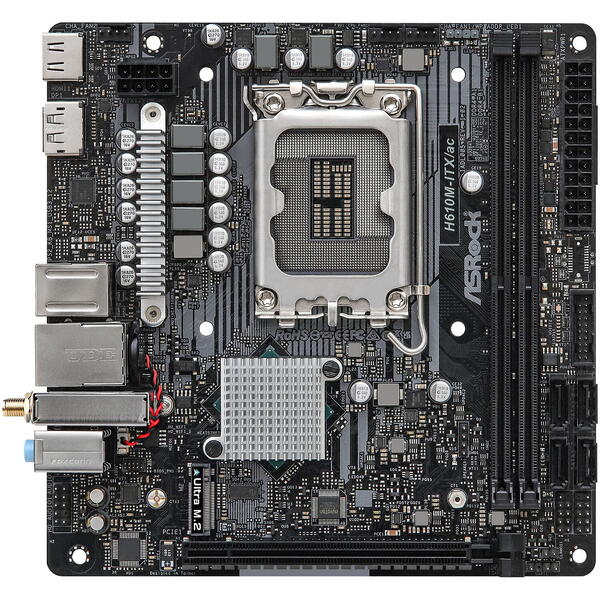 Placa de baza ASRock H610M-ITX/ac Socket 1700