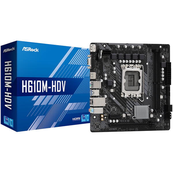 Placa de baza ASRock H610M-HDV Socket 1700