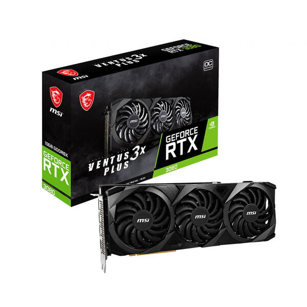 Placa video Asus GeForce RTX 3080 VENTUS 3X Plus OC LHR 10GB GDDR6X 320 bit