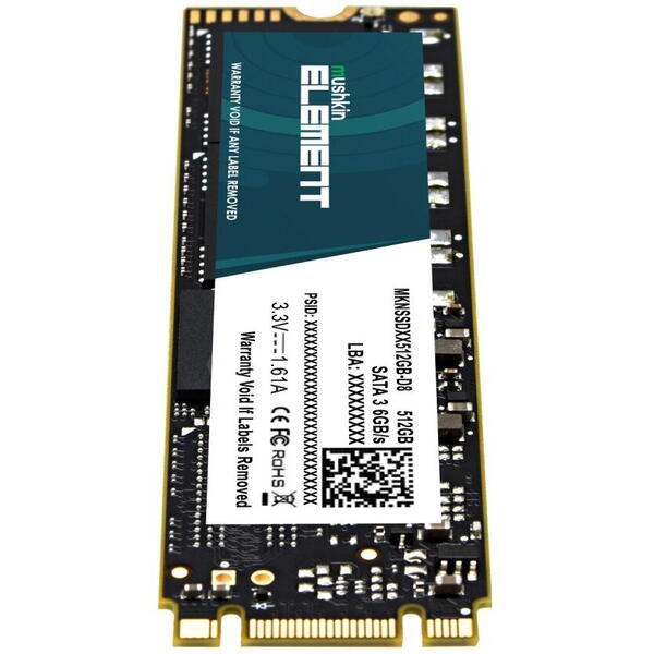 SSD Mushkin ELEMENT 1TB M.2 PCIe 3.0 x4 (NVMe)