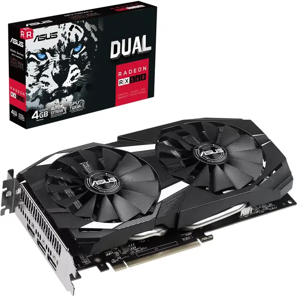 Placa video Asus Dual Radeon RX 560 4GB DDR5 128 bit