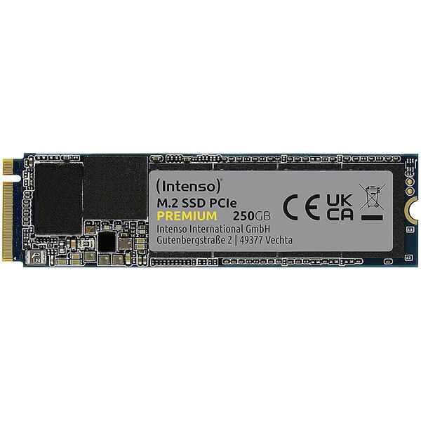 SSD Intenso Premium 250GB M.2 PCI Express 3.0 x4 (NVMe) M.2 2280