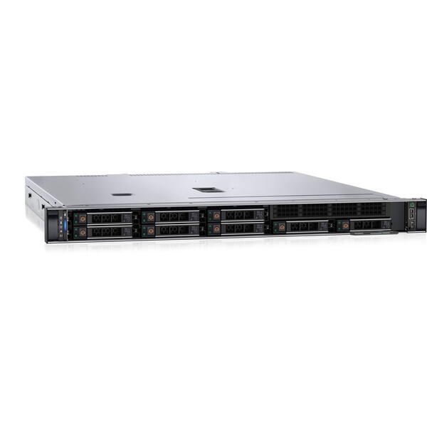 Server Brand Dell PowerEdge R350 1U, Intel Xeon E-2314 2.8GHz, 16GB UDIMM RAM, 1x 2TB SATA 7.2K 6G HDD, PERC H355, 4x Hot Plug LFF