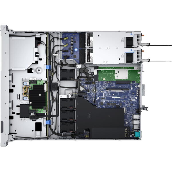 Server Brand Dell PowerEdge R350 1U, Intel Xeon E-2314 2.8GHz, 16GB UDIMM RAM, 1x 2TB SATA 7.2K 6G HDD, PERC H355, 4x Hot Plug LFF