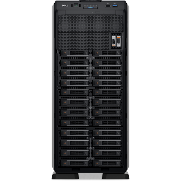 Server Brand Dell PowerEdge T550, Intel Xeon Silver 4309Y 2.8GHz, 16GB RAM RDIMM, 1x 480GB SATA 6G SSD, PERC H355, 8x Hot Plug LFF