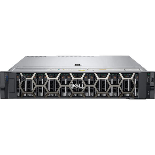 Server Brand Dell PowerEdge R750xs 2U, Intel Xeon Silver 4309Y 2.8GHz, 16GB RDIMM RAM, 2x 960GB SATA 6G SSD, PERC H745, 8x Hot Plug LFF