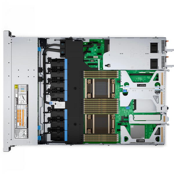 Server Brand Dell PowerEdge R450 1U, Intel Xeon Silver 4309Y 2.8GHz, 16GB RDIMM RAM, 1x 480GB SATA 6G SSD, PERC H355, 4x Hot Plug LFF