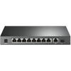 Switch TP-LINK 10 porturi Gigabit și 8 porturi PoE +