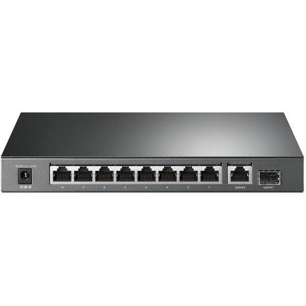 Switch TP-LINK 10 porturi Gigabit și 8 porturi PoE +