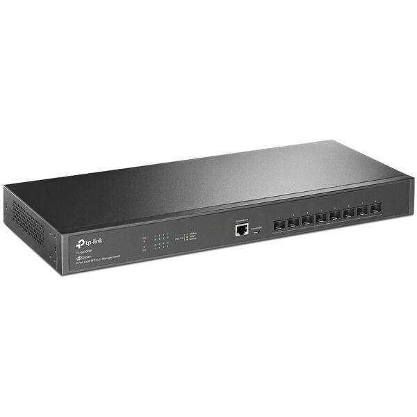 Switch TP-LINK TL-SX3008F JetStream cu management | 8×Porturi 10GE SFP+ L2+