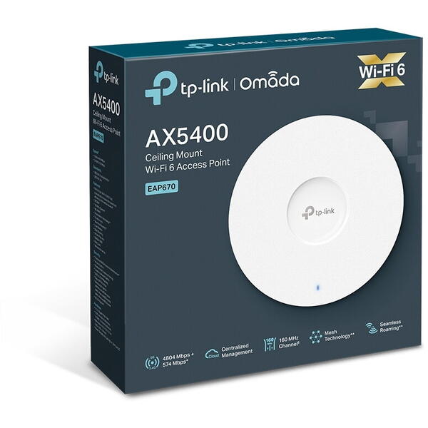 Access Point TP-LINK EAP670 Wi-Fi 6 AX5400 Dual Band