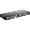 Switch D-LINK DSS-100E-18P 16 porturi 10/100Mbps (8 PoE) + 1 x Gigabit Uplink + 1 x SFP