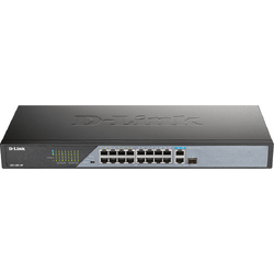 DSS-100E-18P 16 porturi 10/100Mbps (8 PoE) + 1 x Gigabit Uplink + 1 x SFP