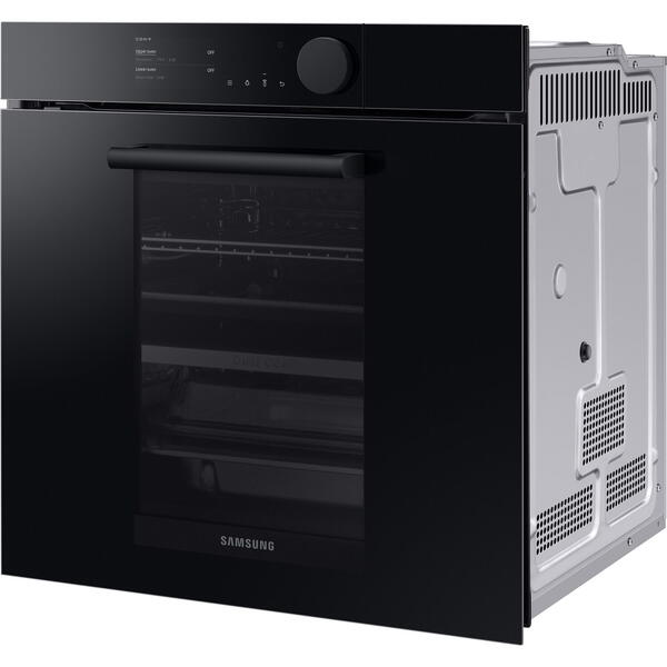 Cuptor incorporabil Samsung Infinite Line NV75T8979RK, Electric, 75l, Grill, Pirolitic, Display TFT-LCD, Wi-Fi, Sondă carne, Negru