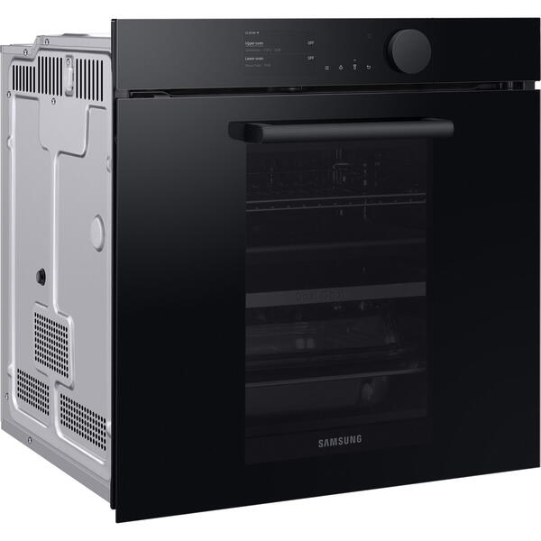 Cuptor incorporabil Samsung Infinite Line NV75T8979RK, Electric, 75l, Grill, Pirolitic, Display TFT-LCD, Wi-Fi, Sondă carne, Negru