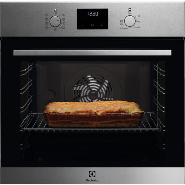 Cuptor incorporabil Electrolux SurroundCook EOF3C50TX, Electric, 72 l, Clasa A, Negru / Inox