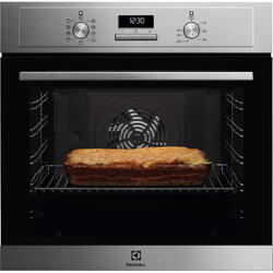 SurroundCook EOF3C70X, 8 functii de gatire, 72 L, Autocuratare catalitica, Display, Grill, Clasa energetica A, Argintiu/Inox