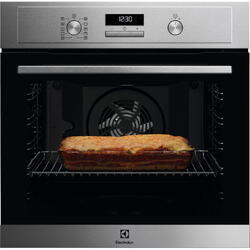Cuptor incorporabil Electrolux SurroundCook EOF4P74X, 10 functii, 72 L, Autocuratare pirolitica, Display, Grill, Blocare de siguranta pentru copii, Clasa energetica A+, Argintiu/Inox