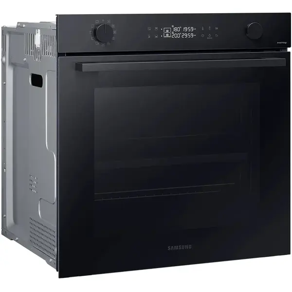 Cuptor incorporabil Samsung Bespoke NV7B44207AK/U2, Electric, 76 l, Autocuratare catalitica, Dual Cook, Display touch, SmartThings Cooking, Clasa A+, Negru