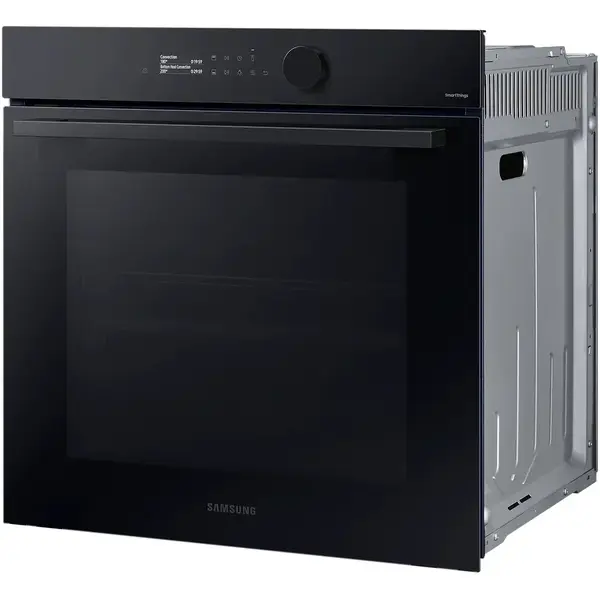 Cuptor incorporabil Samsung Bespoke NV7B5645TAK/U2, Electric, 76 l, Dual Cook, Natural Steam, Display touch, Clasa A+, Negru