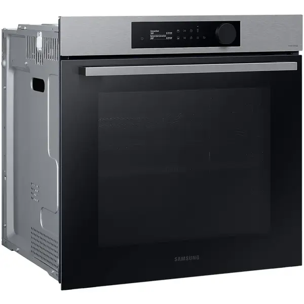 Cuptor incorporabil Samsung Bespoke NV7B5645TAS/U2, Electric, 76 l, Dual Cook, Natural Steam, Display touch, Clasa A+, Negru/Inox