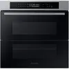 Cuptor incorporabil Samsung Bespoke NV7B4345VAS/U2, Electric, 76 l, Autocuratare catalitica, Dual Cook Flex, Display touch, Air sous vide,Natural Steam, SmartThings Cooking, Clasa A+, Negru/Inox