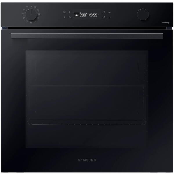 Cuptor incorporabil Samsung Bespoke NV7B41205AK/U2, Electric, 76 l, Autocuratare catalitica, Display touch, SmartThings Cooking, Clasa A+, Negru