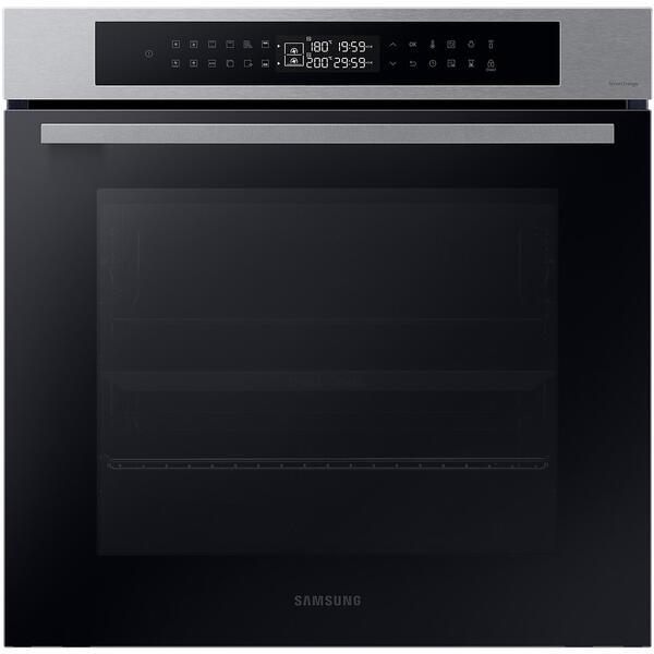 Cuptor incorporabil Samsung Bespoke NV7B4245VAS/U2, Electric, 76 l, Autocuratare catalitica, Dual Cook, Display touch, Air sous vide, SmartThings Cooking, Clasa A+, Negru/Inox