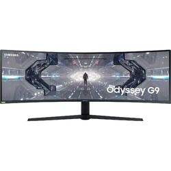 Odyssey G9 LC49G95TSSRXEN Curbat 49 inch Dual QHD VA 1 ms 240 Hz HDR, Alb