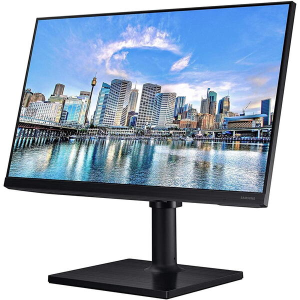 Monitor LED Samsung LF27T450FQRXEN 27 inch FHD IPS 5 ms 75 Hz, Negru