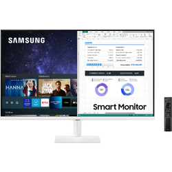Monitor LED Samsung Smart LS32AM501NUXEN 32 inch FHD VA 8 ms 60 Hz, Alb