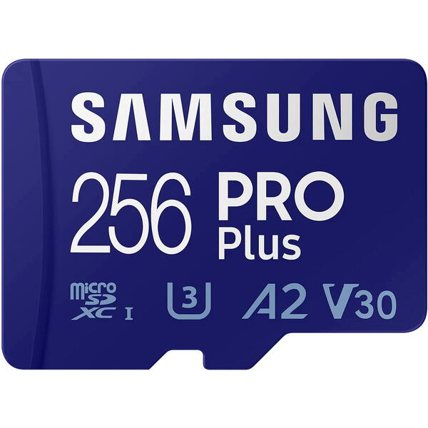Samsung Micro SDXC PRO Plus (2021) 256GB UHS-I U3 Clasa 10