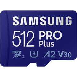 Micro SDXC PRO Plus (2021) 512GB UHS-I U3 Clasa 10