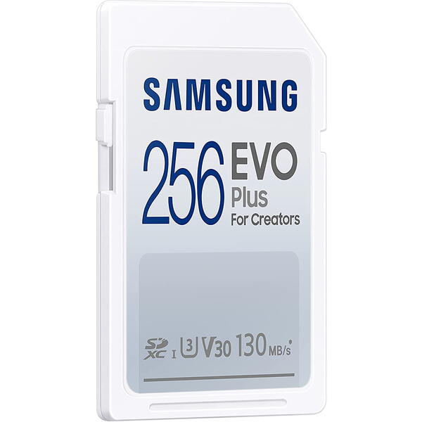 Card Memorie Samsung EVO Plus SDXC UHS-I Class 10 256GB